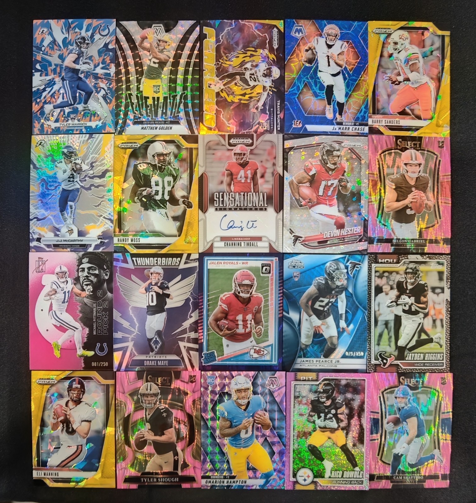 2025-26 Assorted Football card Parallels 50 Card Lot *PLEASE READ DESCRIPTION* 2025-26 Assorted Football card Parallels 50 Card Lot *PLEASE READ DESCRIPTION*