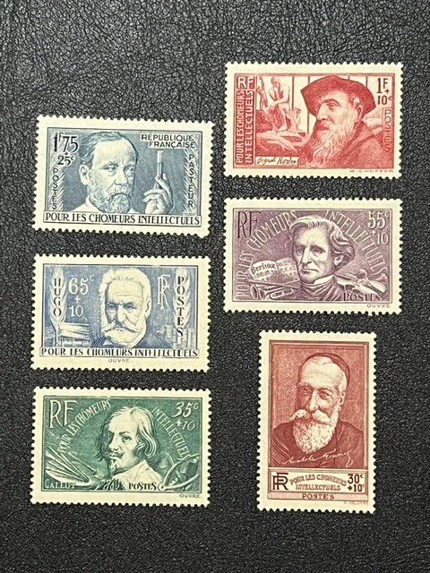 France 1938 Semi-Postals #B54-B59 Mint H 9X609