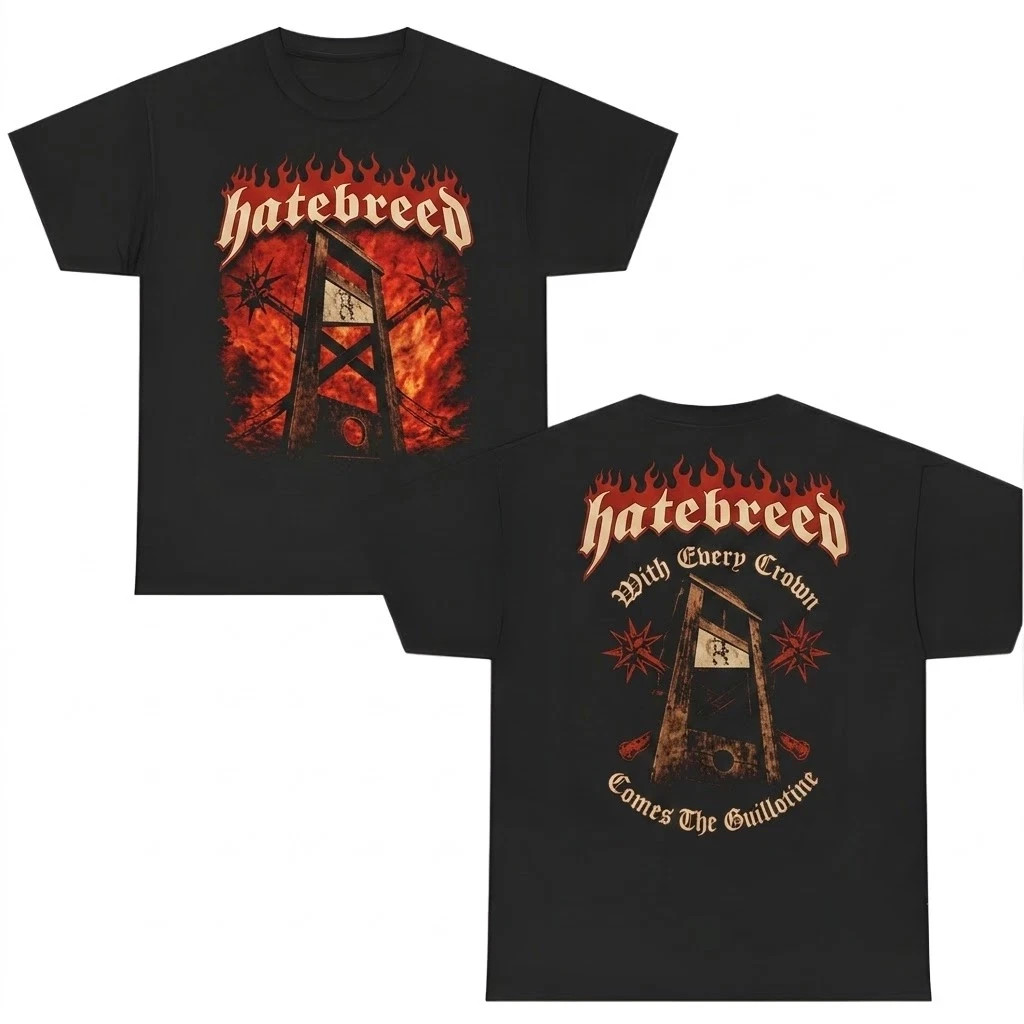 Hatebreed Summer Slaughter Tour 2026 Every Crown Guillotine T Shirt