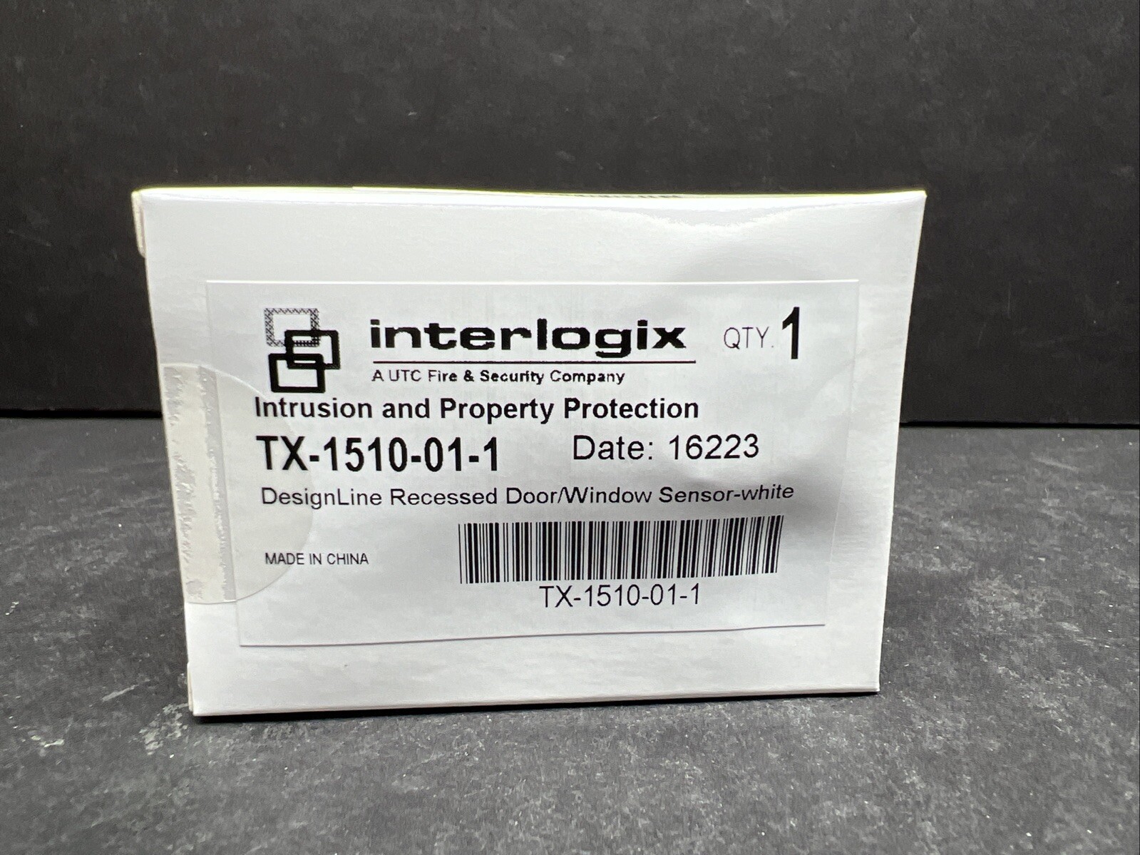 GE Interlogix TX-1510-01-1 Wireless DesignLine Recessed Door/Window Sensor New