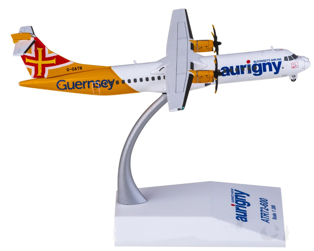 1:200 JC Wings Aurigny Air Services ATR-72-600 G-OATR​ Airplane Diecast Model