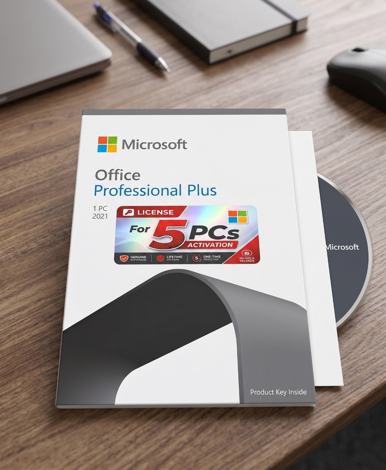 5 PCs office2021pp including Publisher for Business