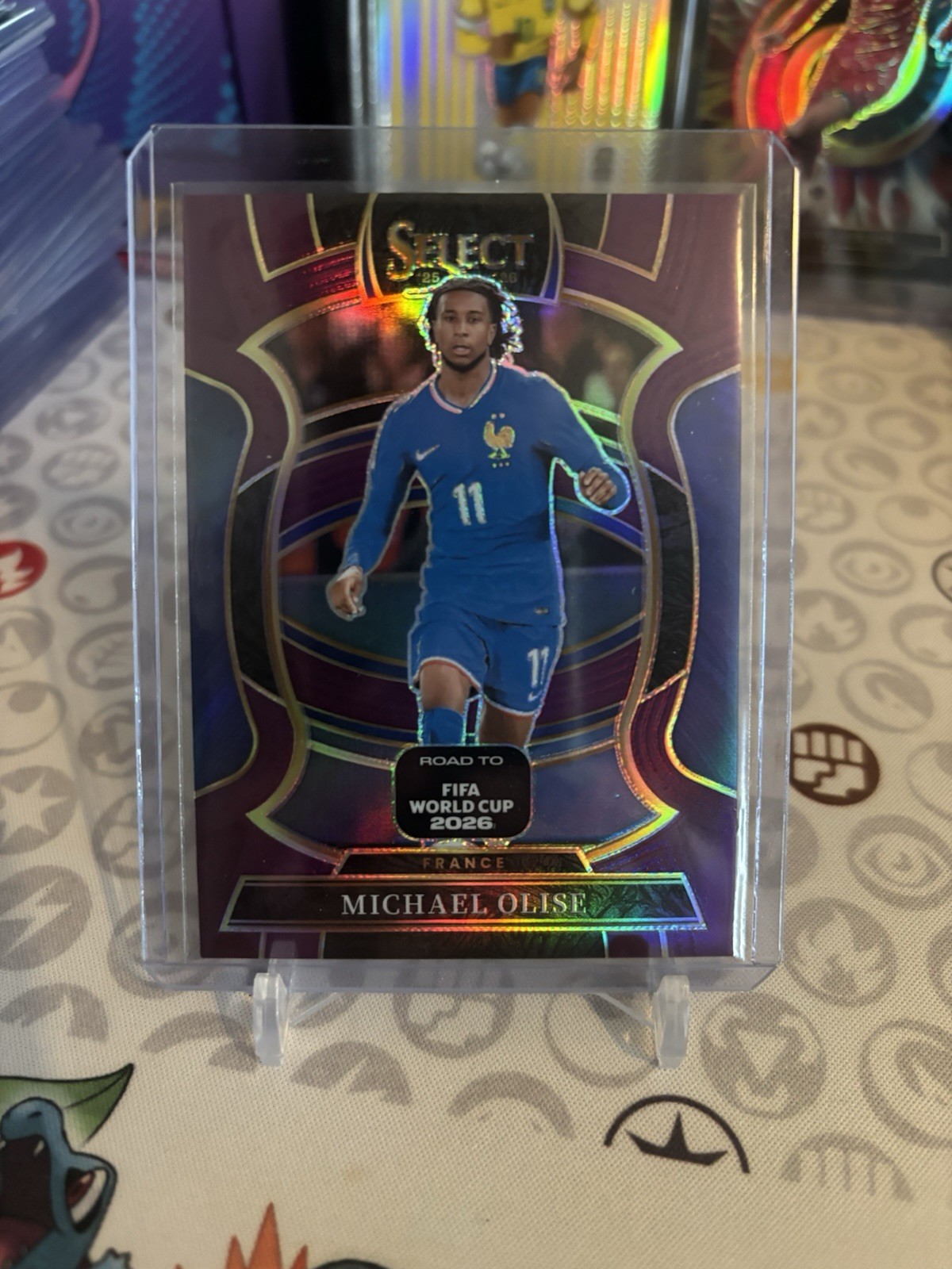 Michael Olise 2026 Select Purple Prizm /150 France World Cup Michael Olise 2026 Select Purple Prizm /150 France World Cup