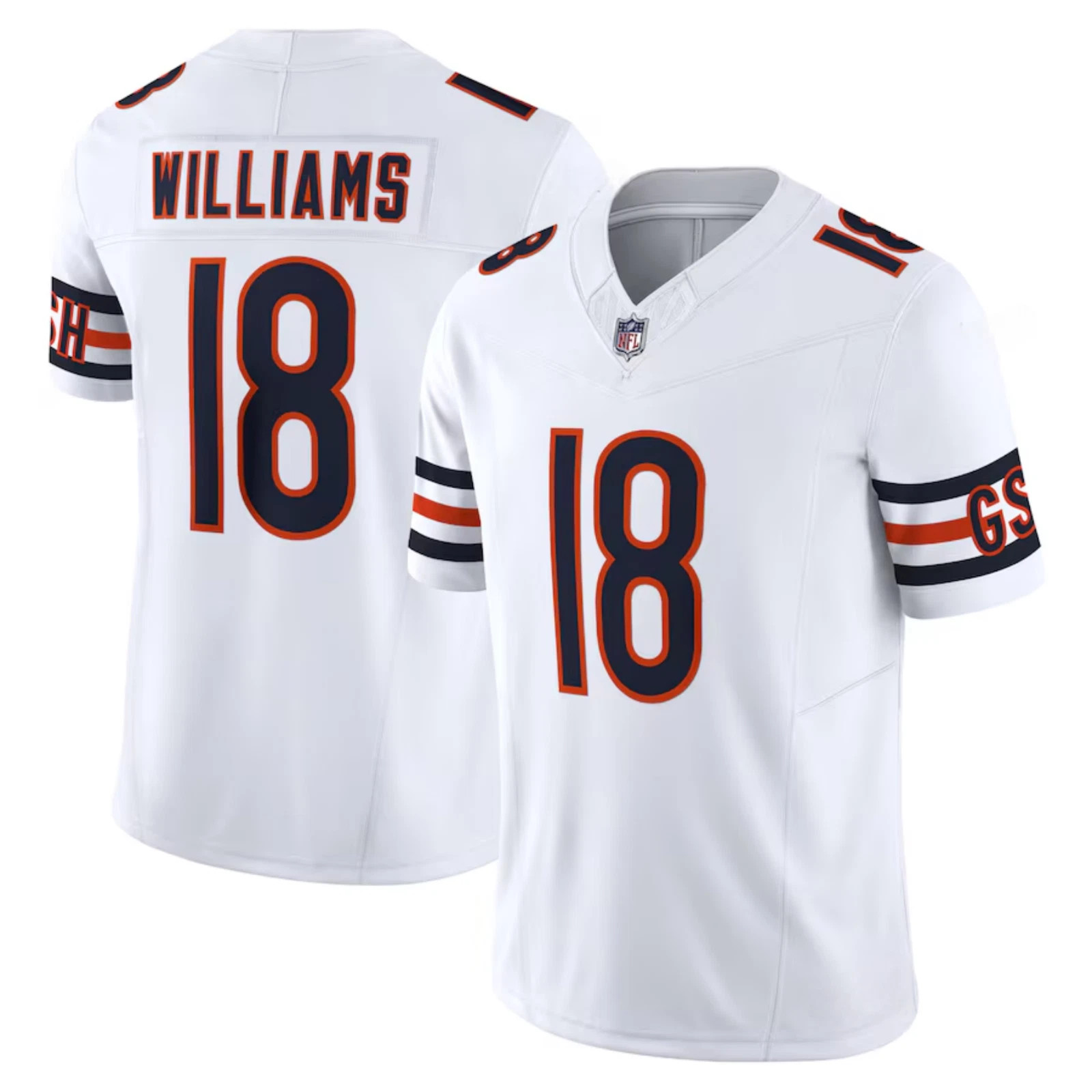 New Men\'s/Youth Bears #18 Caleb Williams Limited Game  All Stitched Jersey NWT