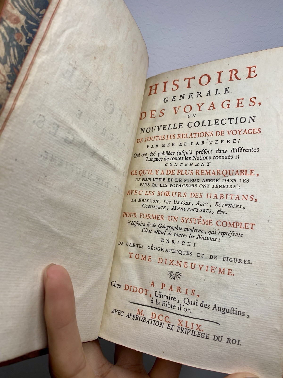 Rare Histoire Generale Des Voyages Tome 19 Asia China Taiwan Paris Didot 1749 Rare Histoire Generale Des Voyages Tome 19 Asia China Taiwan Paris Didot 1749