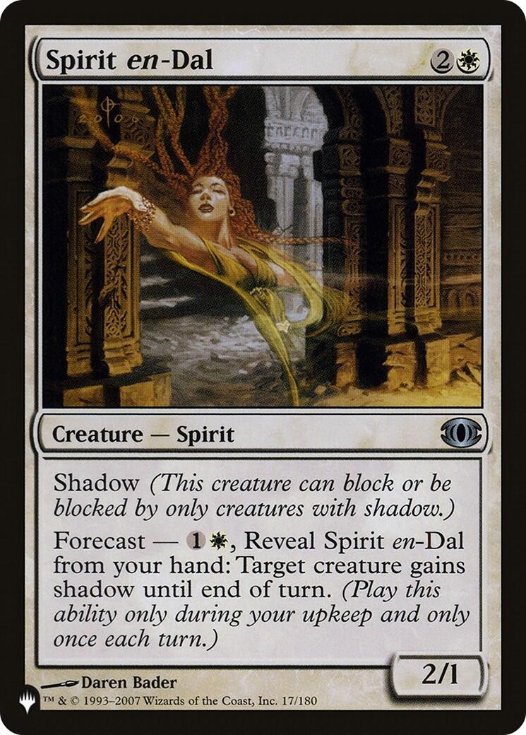 MTG LIST U Spirit en-Dal #17/180 NM MTG LIST U Spirit en-Dal #17/180 NM