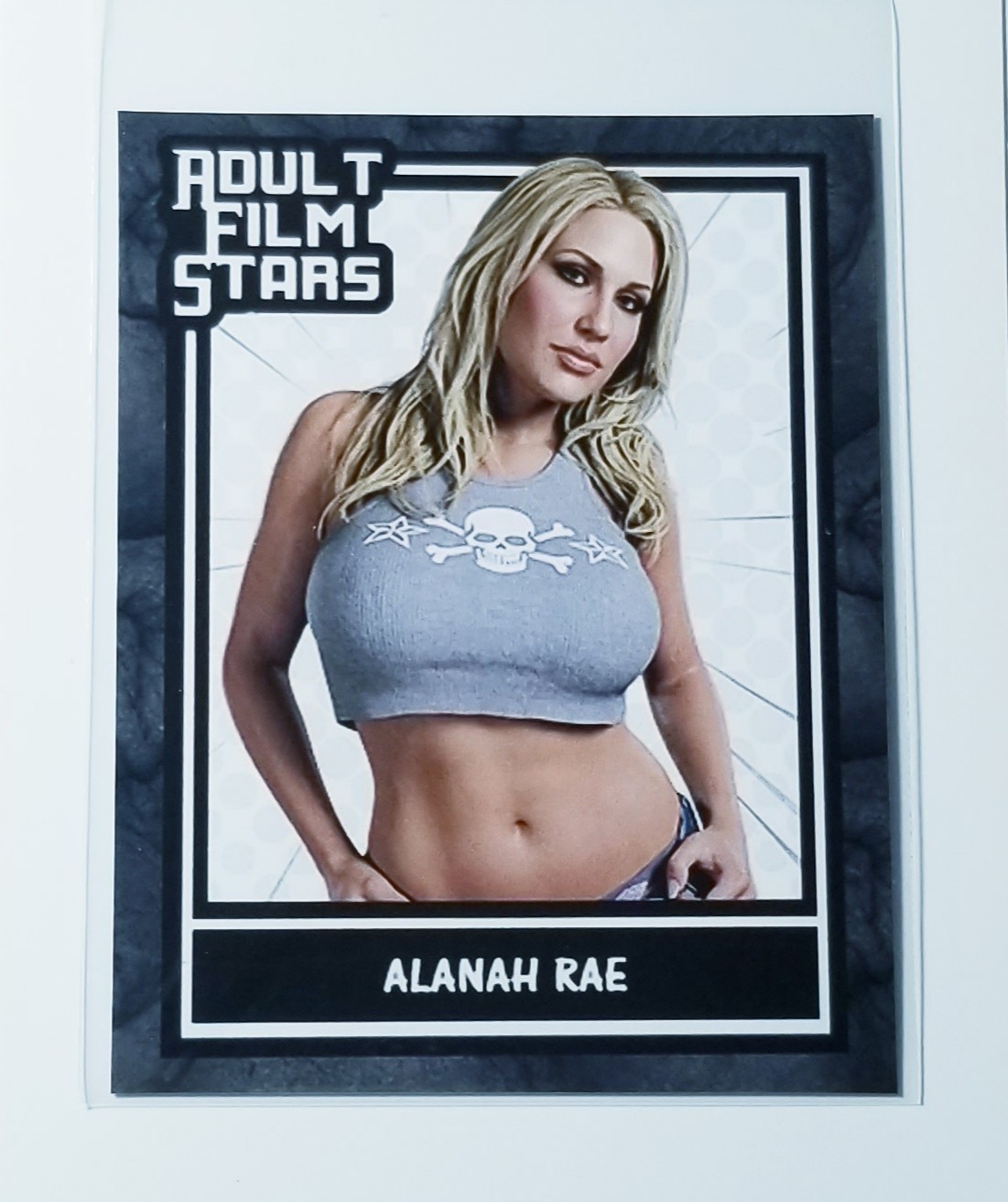 ALANAH RAE ADULT FILM STARS CUSTOM ART CARD NOVELTY WITH BACK