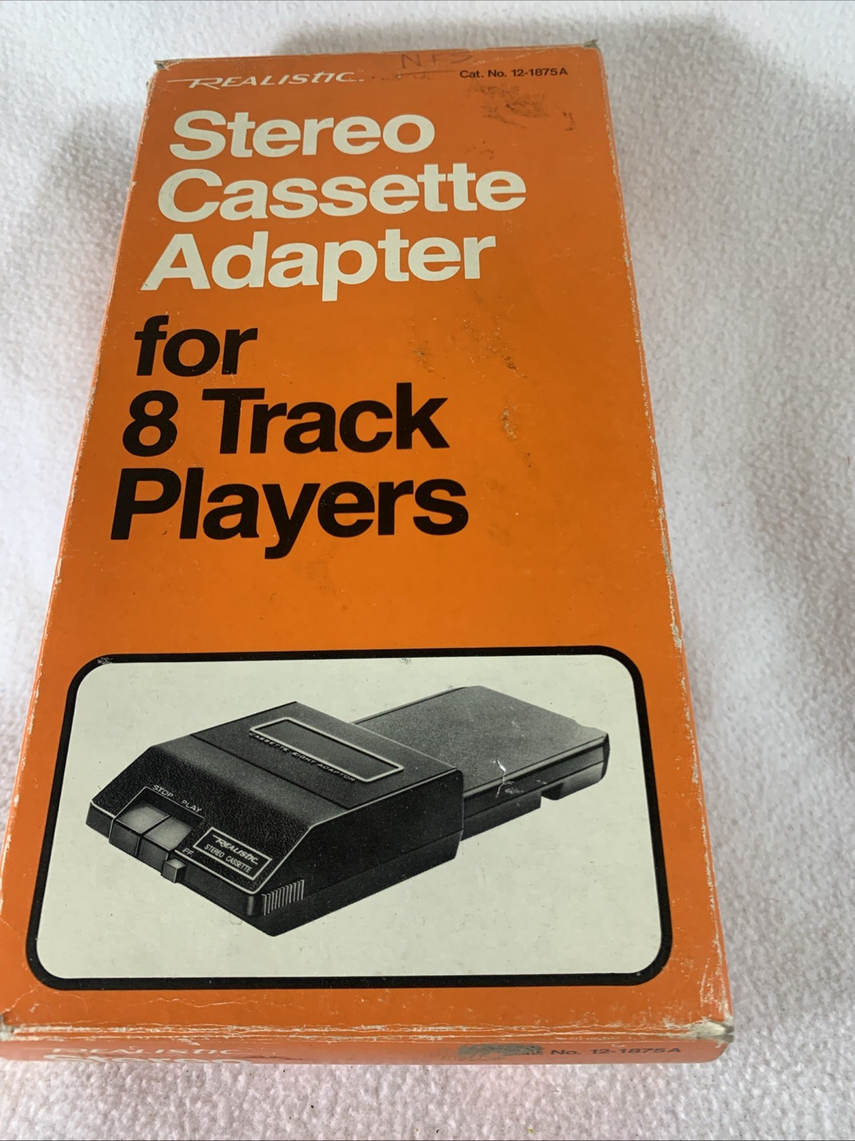 Vintage 1970’s Realistic Stereo Cassette Adapter for 8 Track Players