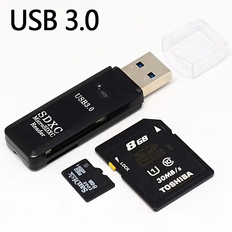 USB 3.0 Micro SD SDHC TF Card Reader Memory Adapter for PC Laptop Camera lot USB 3.0 Micro SD SDHC TF Card Reader Memory Adapter for PC Laptop Camera lot
