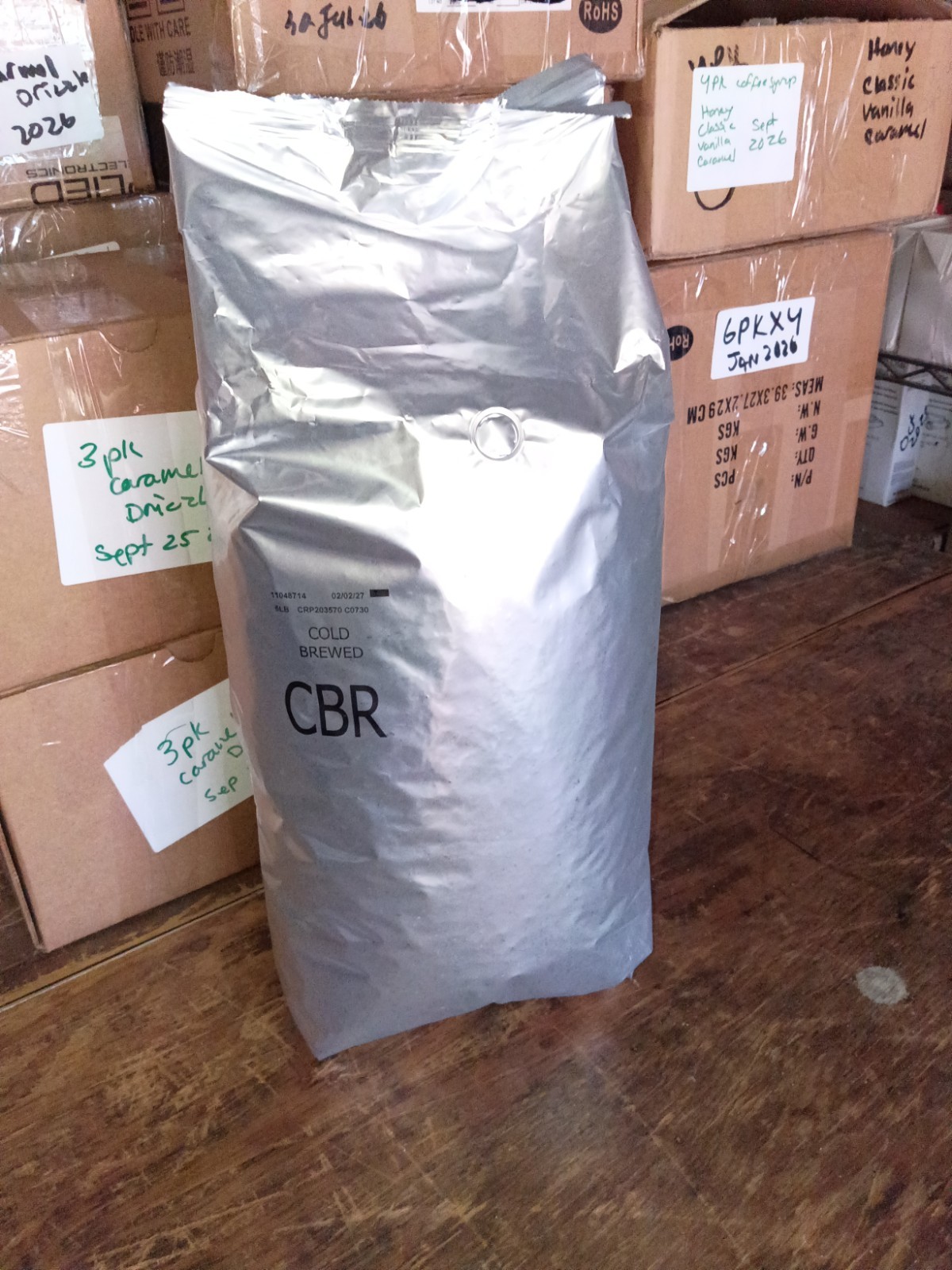 Starbucks 5lb Bag Cold Brew Coffee Whole Beans BB Feb 2027 Starbucks 5lb Bag Cold Brew Coffee Whole Beans BB Feb 2027