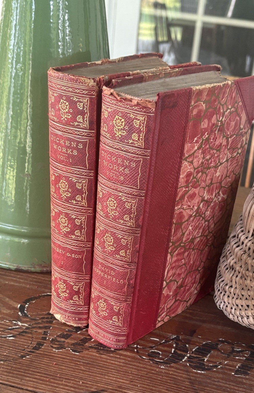 Pr Antique Decorative Books Dickens Works David Copperfield  Portsmouth de Luxe