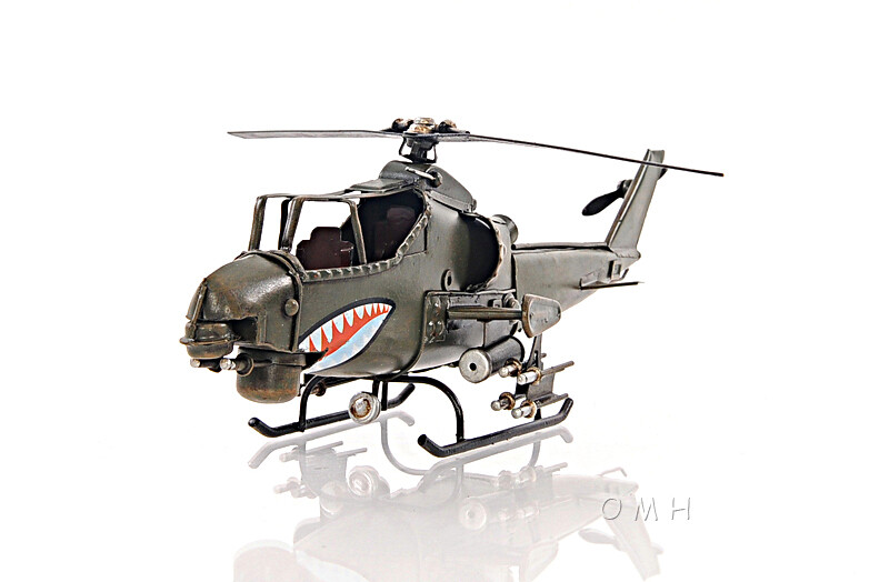 1960s U.S. Attack Helicopter 1:46 iron Model Plane Airplane 1960s U.S. Attack Helicopter 1:46 iron Model Plane Airplane