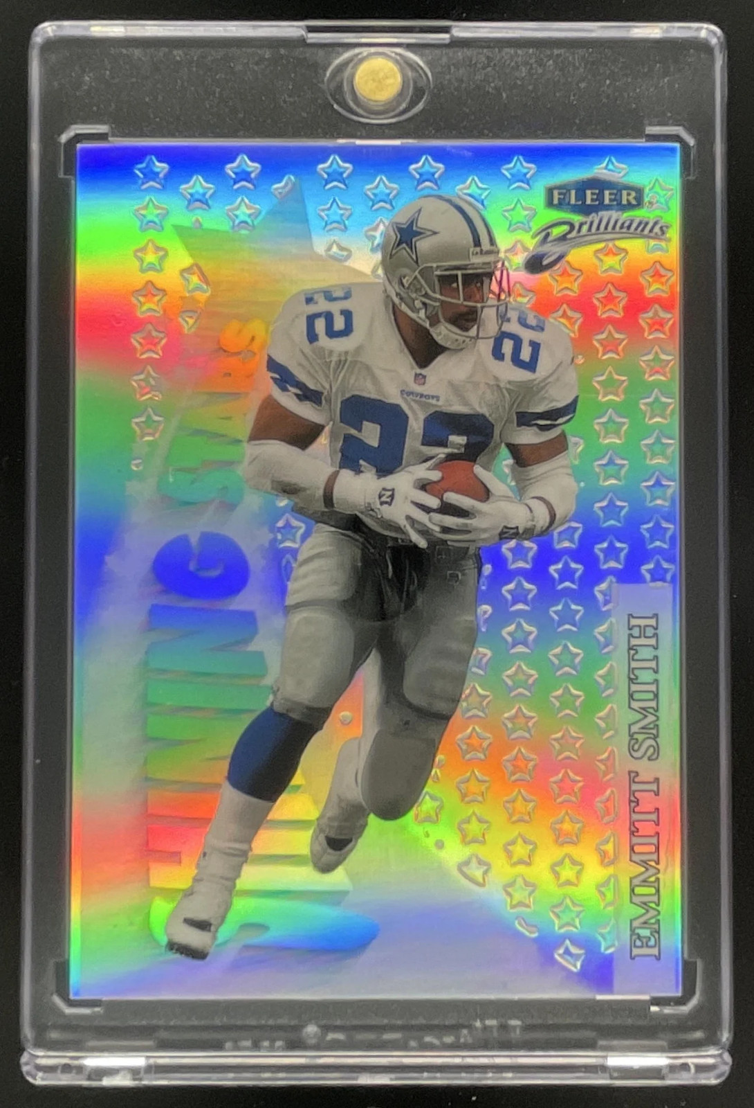 1998 Fleer Brilliants Shining Stars Pulsars #2SS Emmitt Smith
