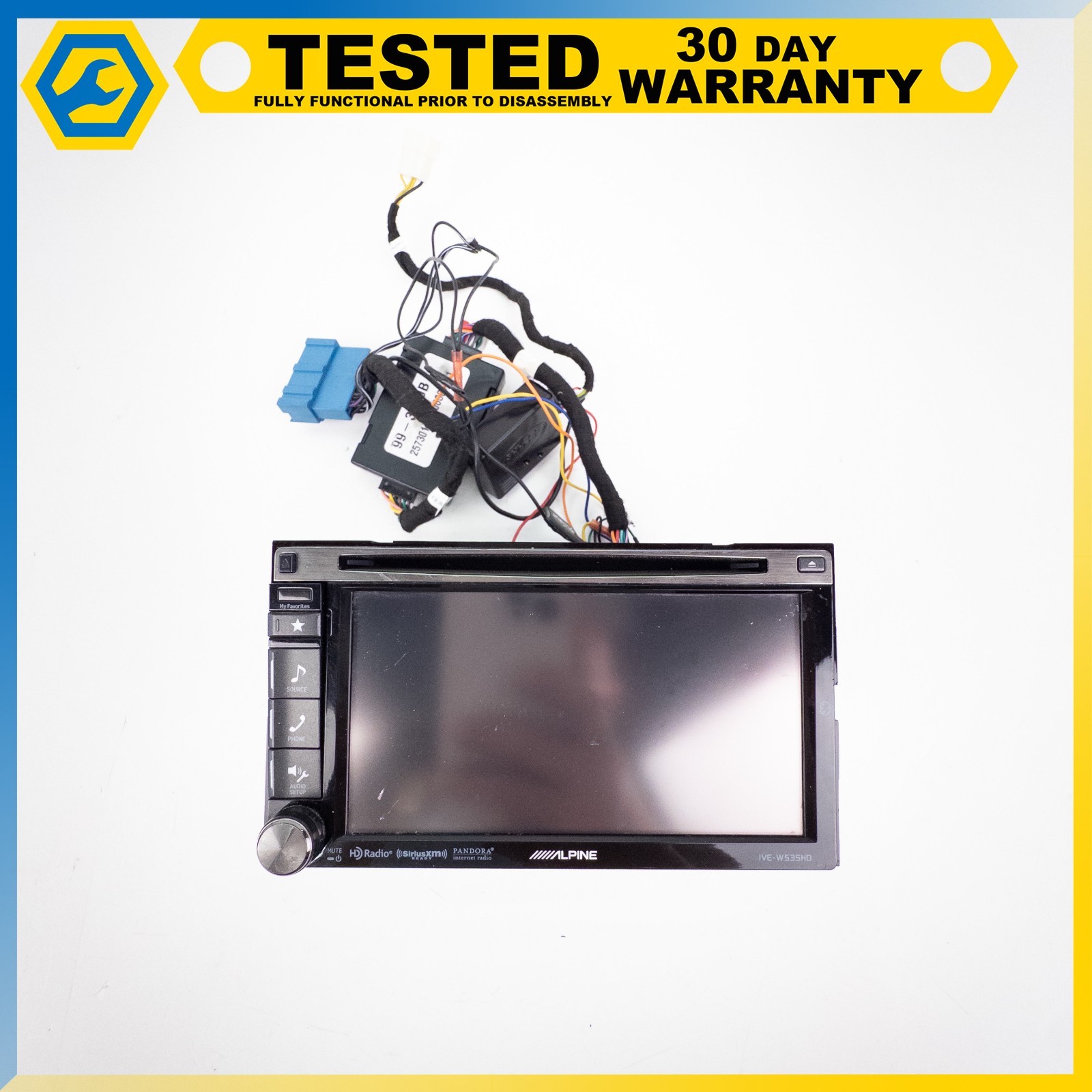 04-09 CADILLAC XLR COMMAND HEAD UNIT NAVIGATION RADIO CD ALPINE IVE-W535HD 04-09 CADILLAC XLR COMMAND HEAD UNIT NAVIGATION RADIO CD ALPINE IVE-W535HD