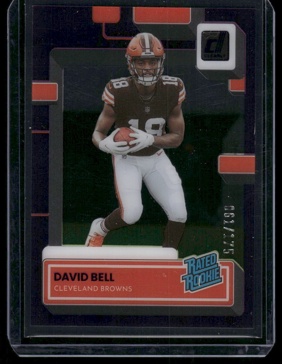 2022 Clearly Donruss #82 David Bell Purple #/175