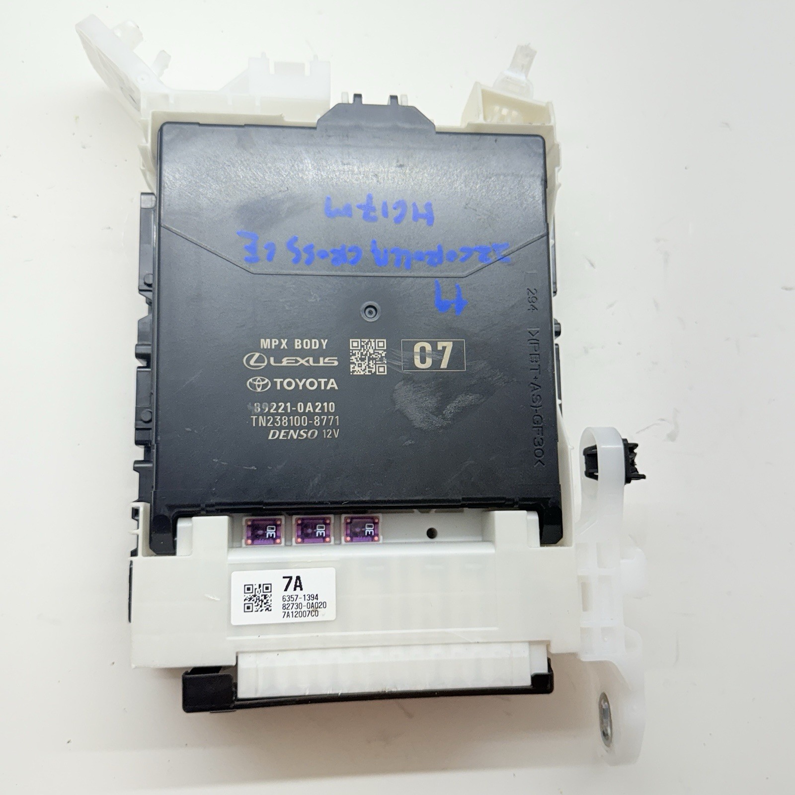 2022 TOYOTA COROLLA CROSS MULTIPLEX BODY CONTROL MODULE 89221-0A210 OEM 2022 TOYOTA COROLLA CROSS MULTIPLEX BODY CONTROL MODULE 89221-0A210 OEM