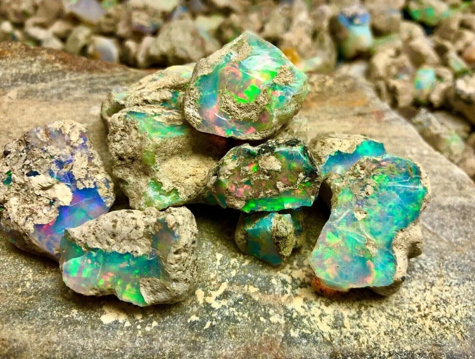 Grade Uncut Raw 50 Cts Opal Rough Lot A Grade 5-7PCs Large Size Ethiopian Welo Grade Uncut Raw 50 Cts Opal Rough Lot A Grade 5-7PCs Large Size Ethiopian Welo