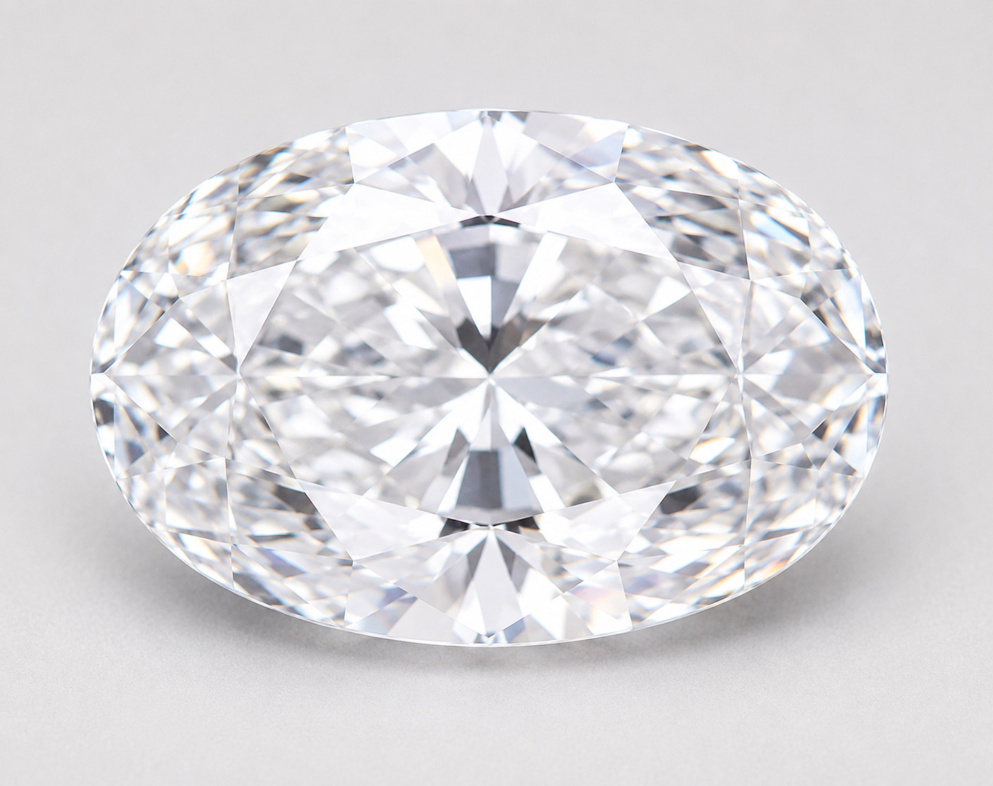 5 CT  White Color Oval Cut VVS1 Diamond 14x10 MM Gemstone For Jewelry 1 pc