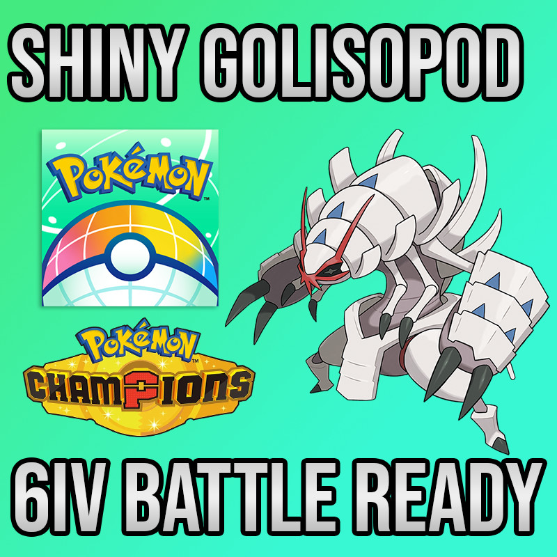 ✨6IV SHINY Golisopod + EVS🚀 POKEMON HOME✨Champions✨Online delivery⚡