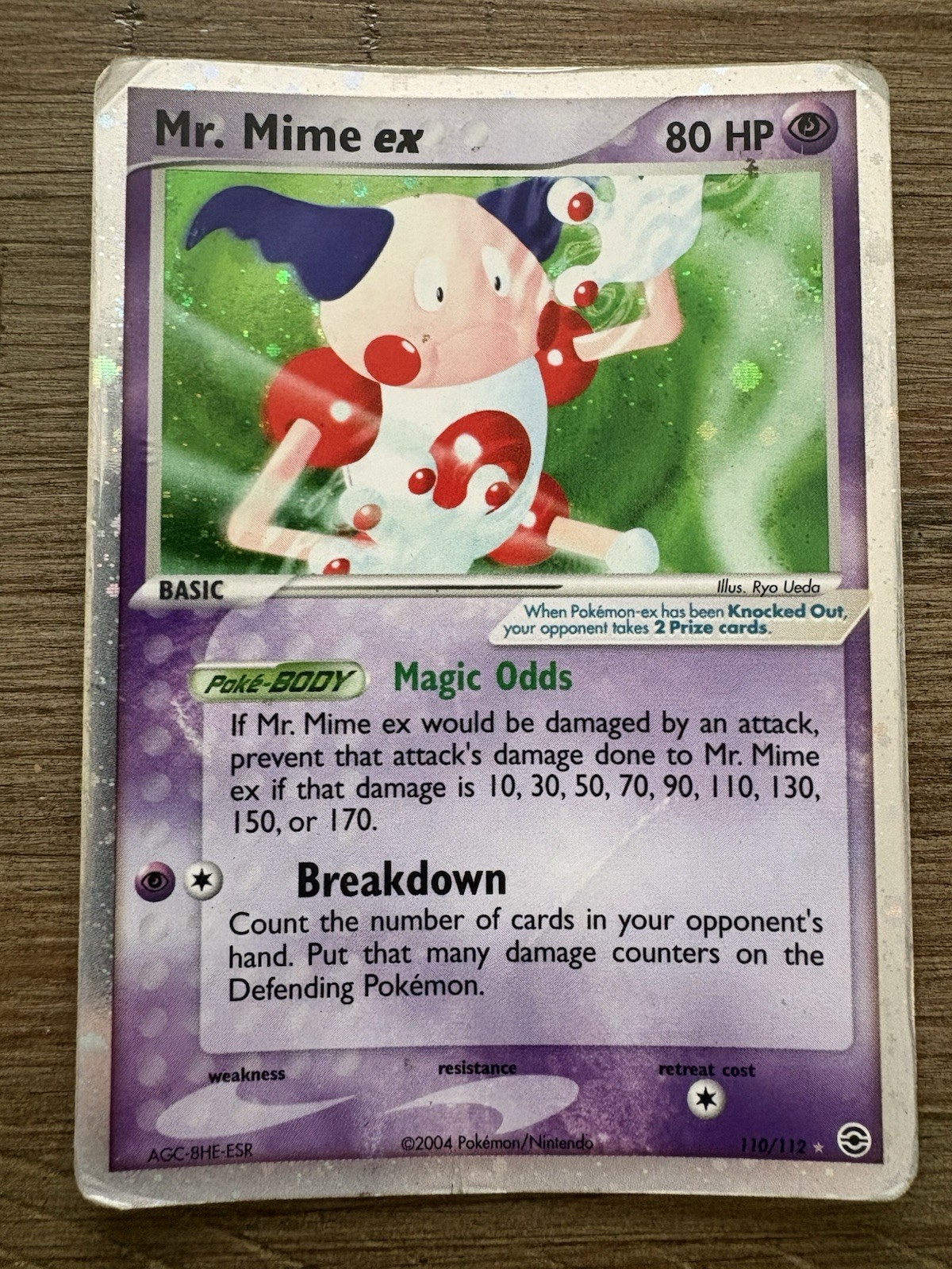 Pokémon TCG Mr. Mime EX Holo Ultra Rare FireRed LeafGreen 110/112
