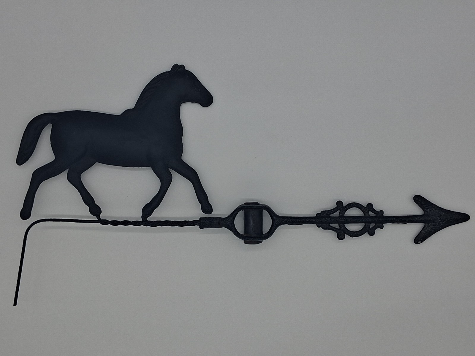 Cast Zinc Horse Weathervane Original Complete Directionals 19th C Americana