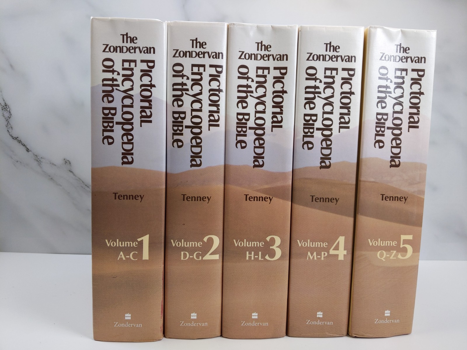 Zondervan Pictorial Encyclopedia Of The Bible 5 Vol Set Tenney Hardcover