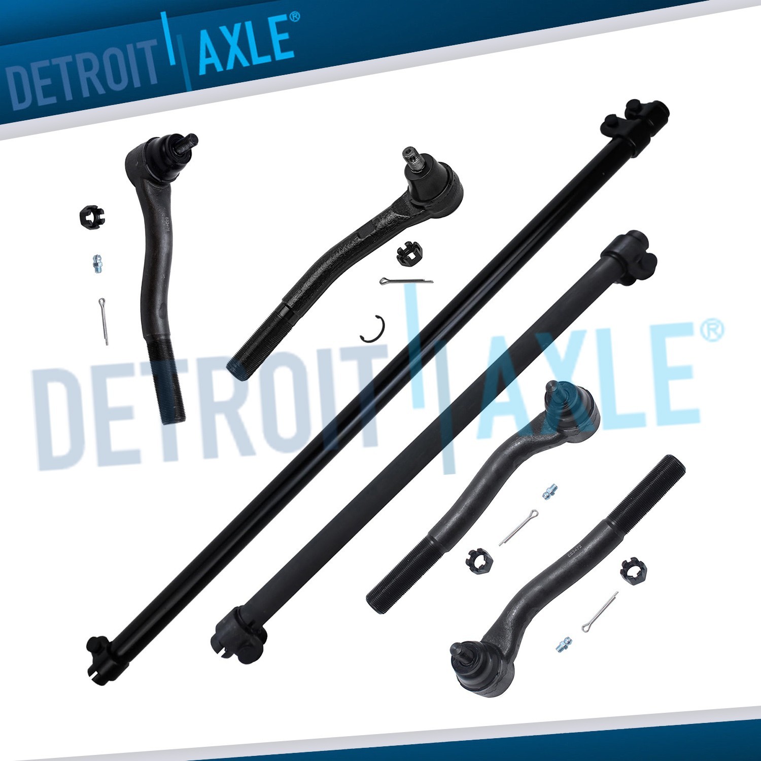 Front Steering Tie Rods Drag Link Adjusting Sleeve for 99-04 Jeep Grand Cherokee