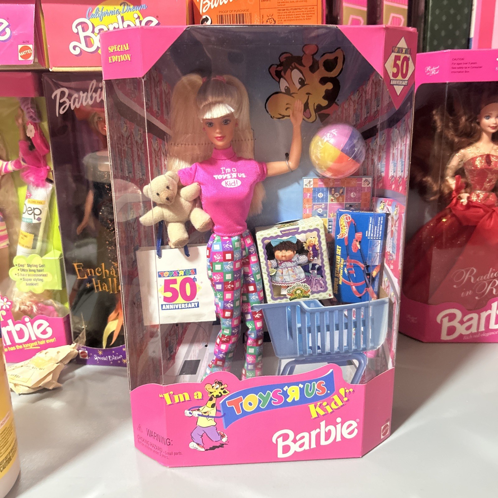 NIB 1997 Mattel Toys R Us Kid Barbie 18895
