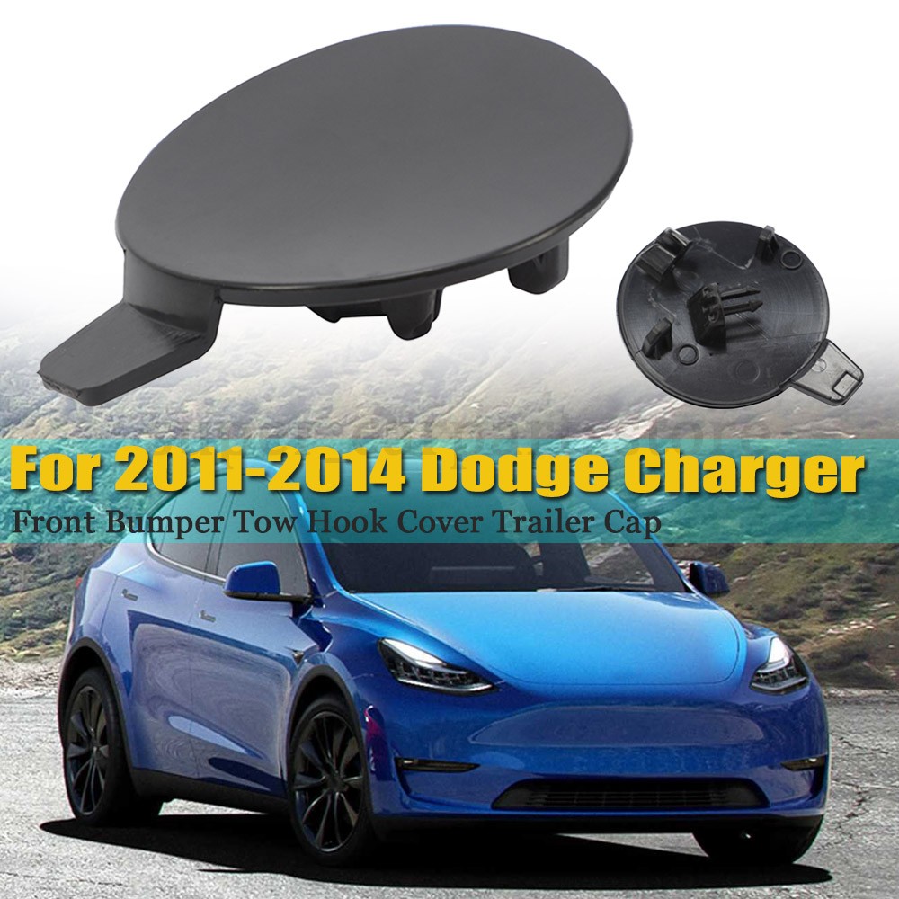 For 2020-2023 Tesla Model Y Front Bumper Tow Hook Cover Cap 1493746-00-A NEW