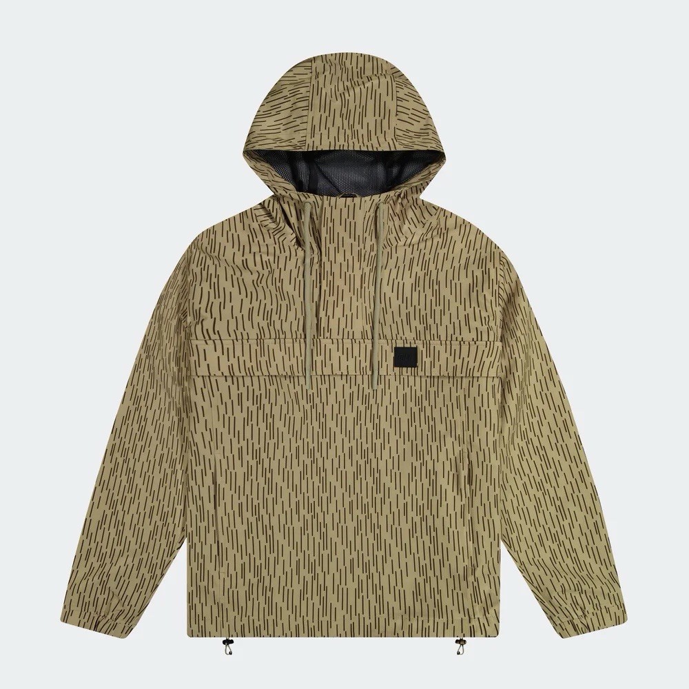 QILO x Field Ethos Nordwind WR Anorak in Strichtarn Pullover Hoodie Men’s Large