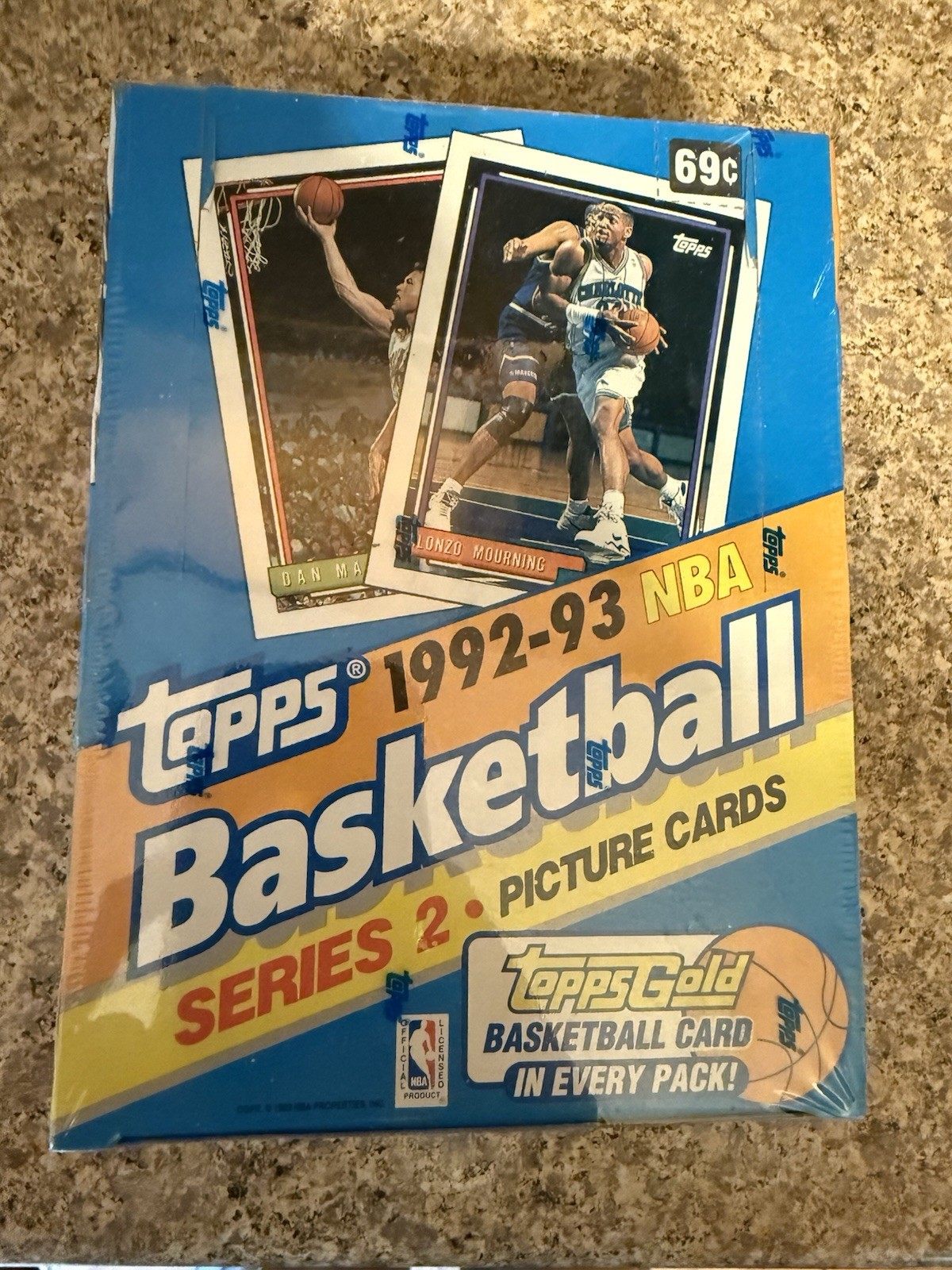 Topps 1992-93 NBA Basketball Series 2 Sealed Box 36 CT Gold Card Shaq RC Jordan
