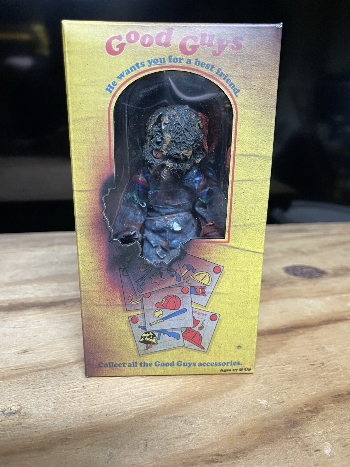 NECA / SCREAM FACTORY LIMITED EDITION CHARRED CHUCKY FIGURE FACTORY SEALED