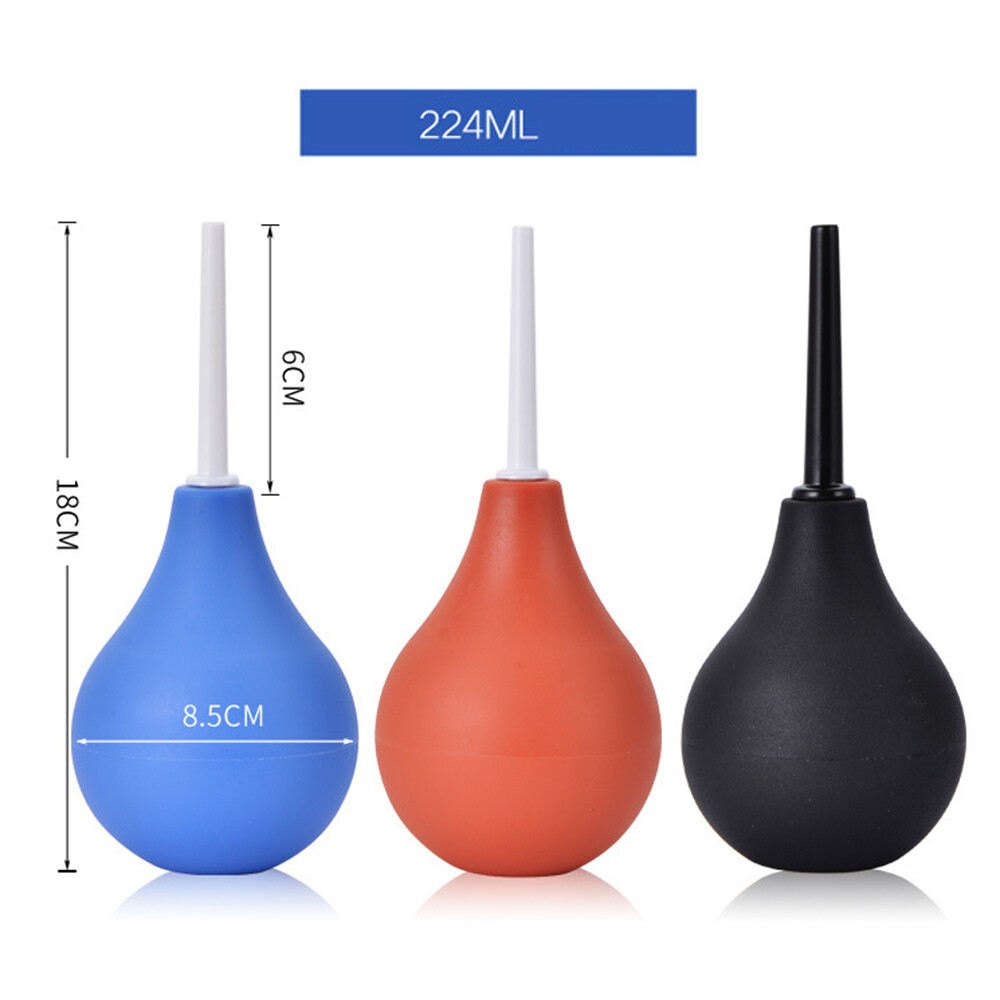 Cozy Feel Silicone Bulb Enema Anal Clean Liquid Bottle Douches enemator 