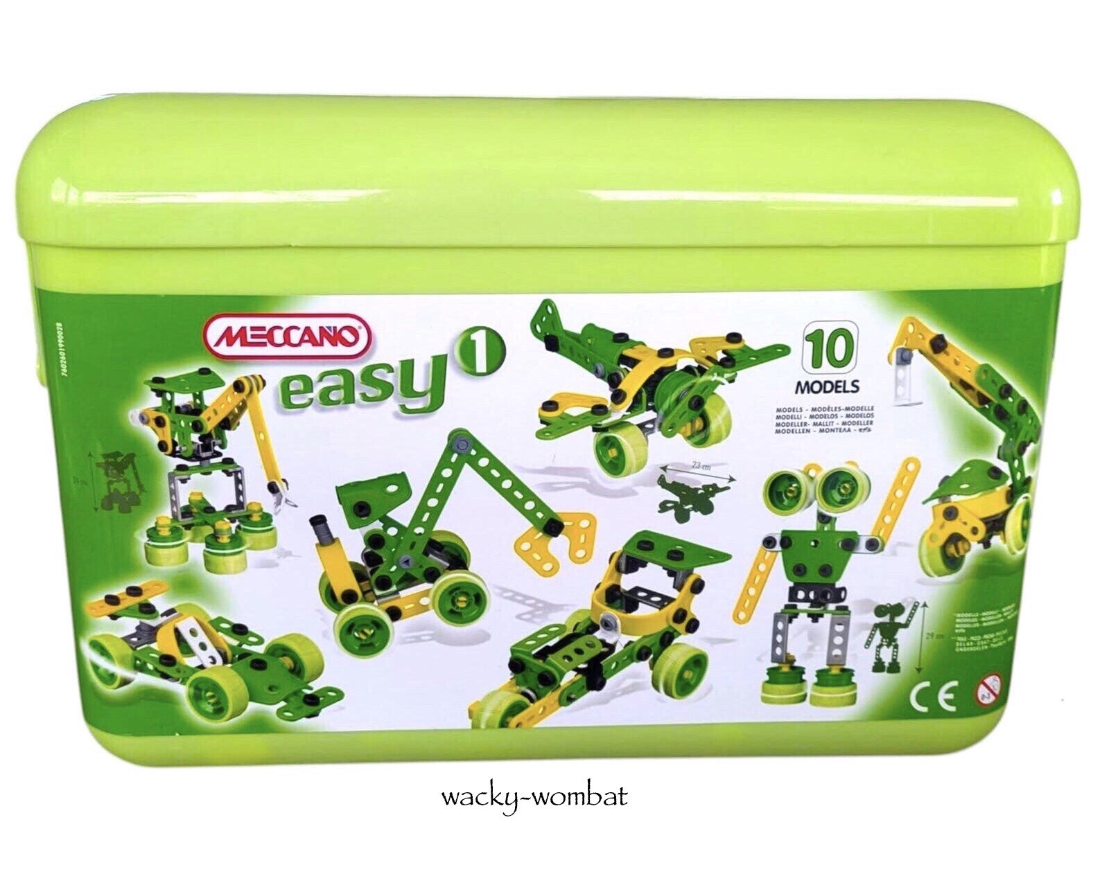 My First Meccano Erector Easy 1 #0260 10 Model Set - 100+ Parts, Vintage & Rare My First Meccano Erector Easy 1 #0260 10 Model Set - 100+ Parts, Vintage & Rare