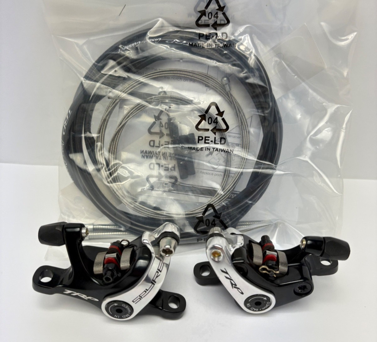 NOS TRP/Tektro Spyre Road Bike Mechanical Disc Brake Pair of Post Mount Calipers