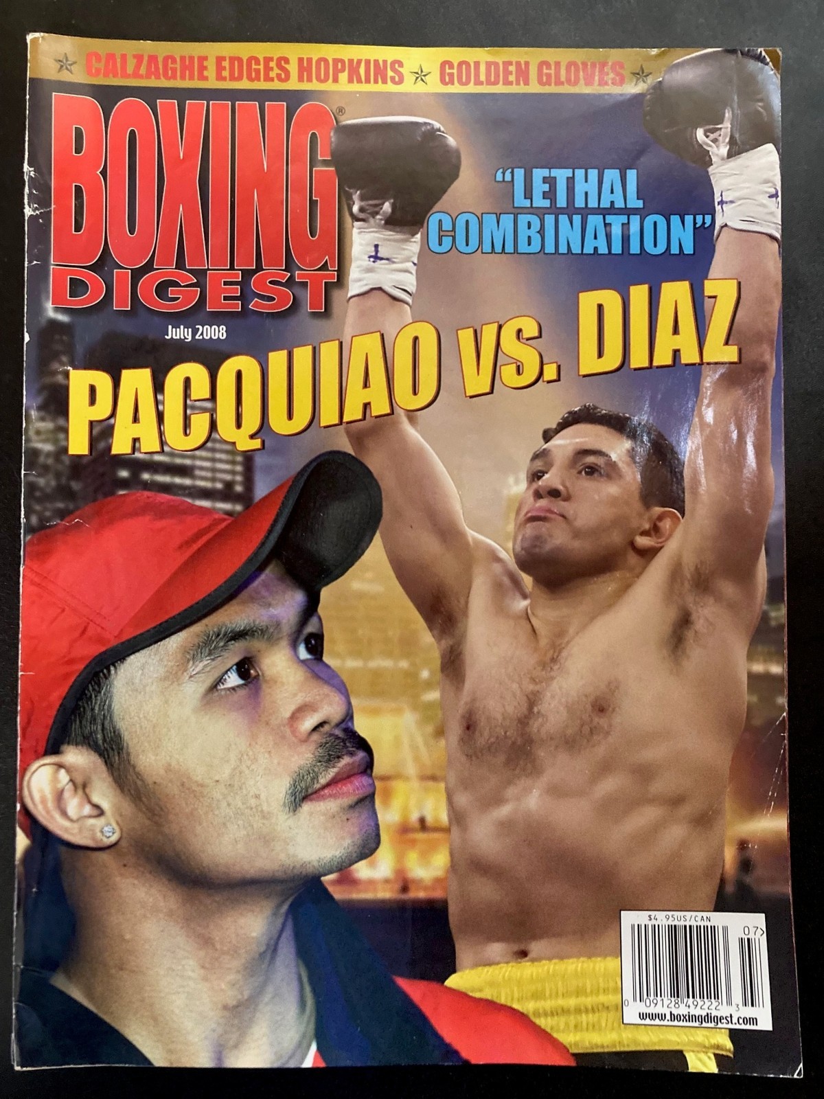 Boxing Digest magazine, July 2008, Manny Pacquiao