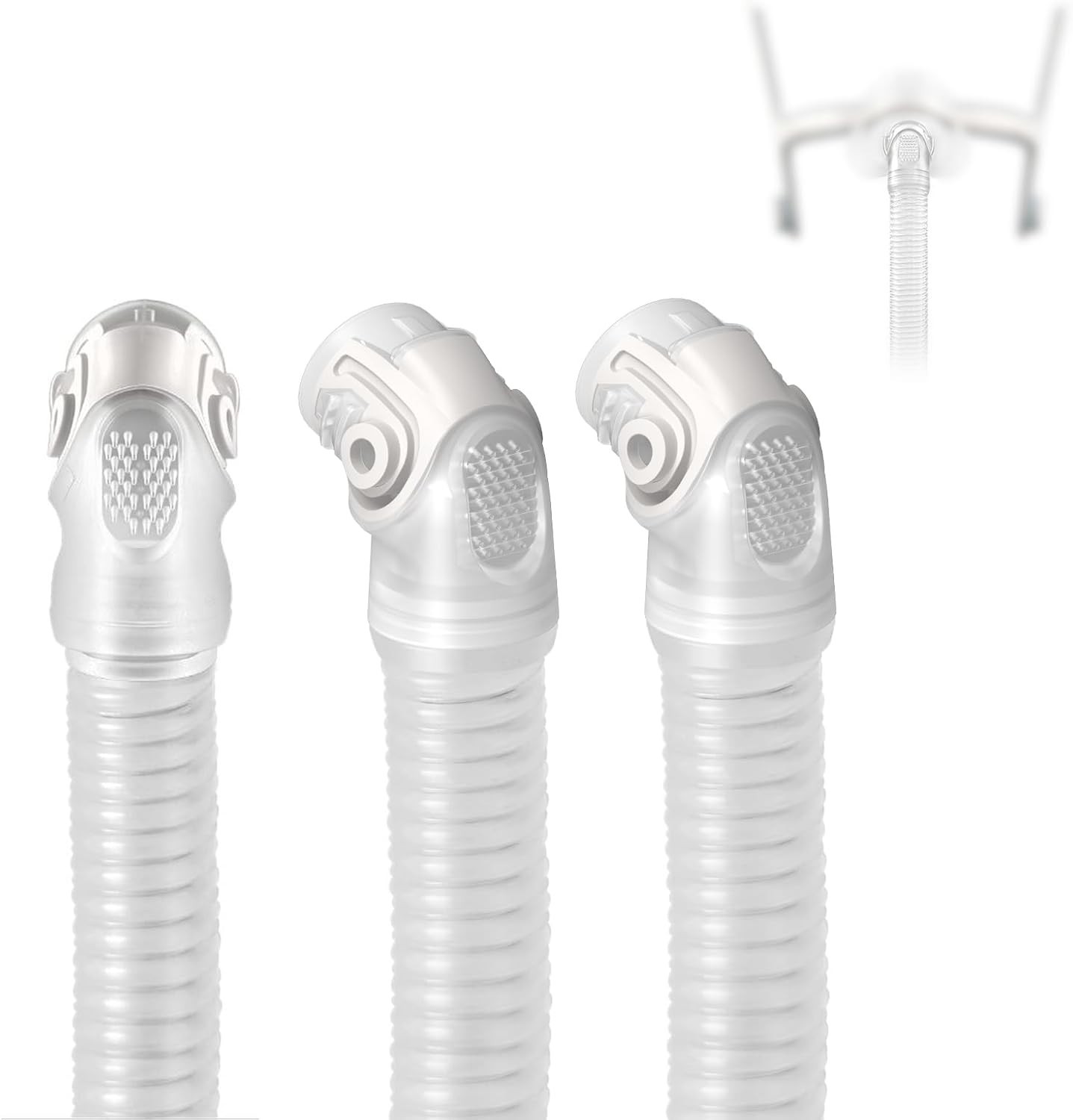 3-Pack Short Tube for AirFit N20 & AirTouch N20 Mask w/ Quick-Release Connector