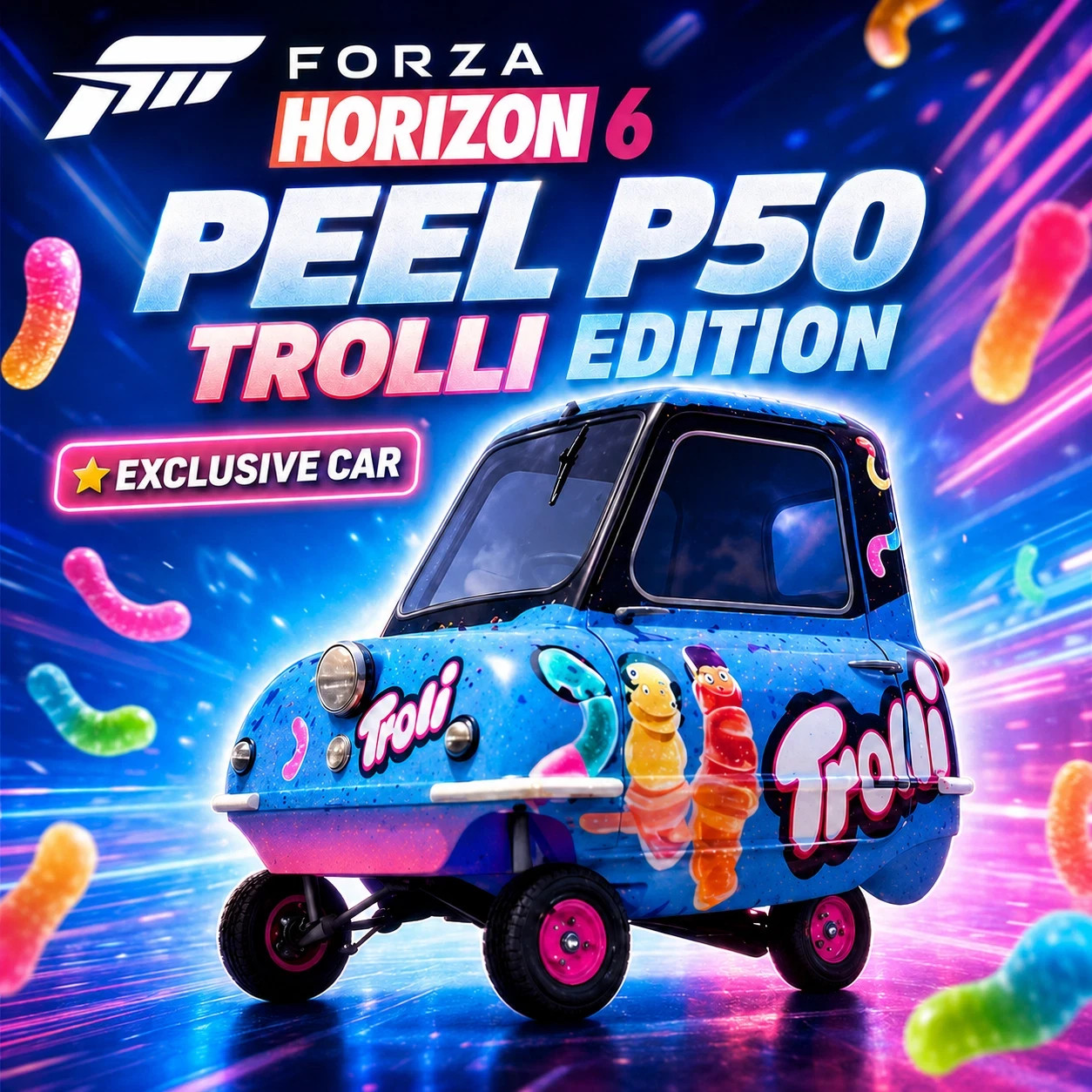 Forza Horizon 6: 1962 PEEL P50 - Trolli Promo Code Item RECEIPT ONLY