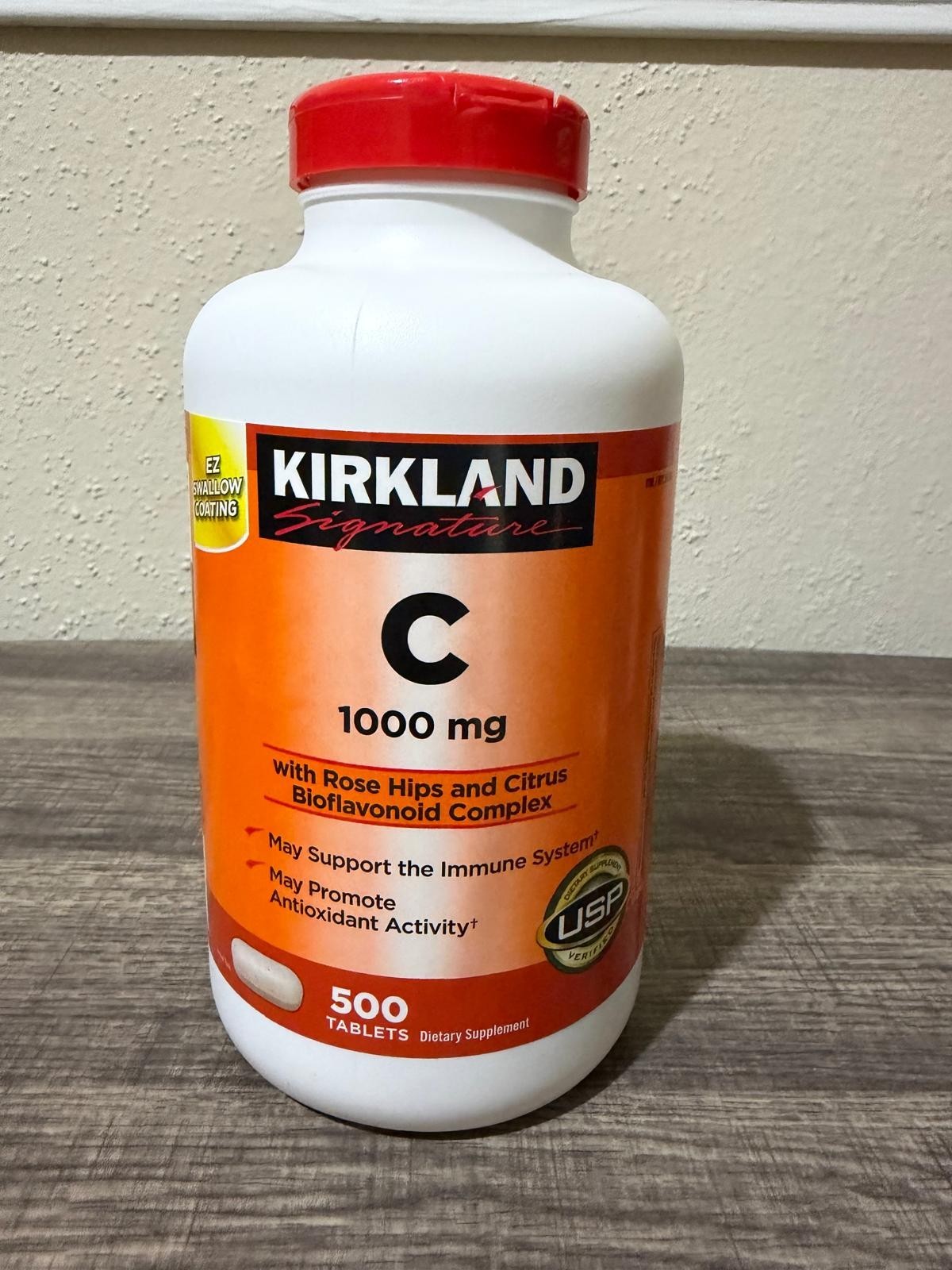 Kirkland Signature Vitamin C 1000mg  500 Tablets EXP 10/2028