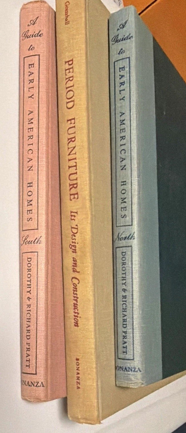 Bonanza Books A Guide to Early American Homes 1956 HC Illustrated (3) books