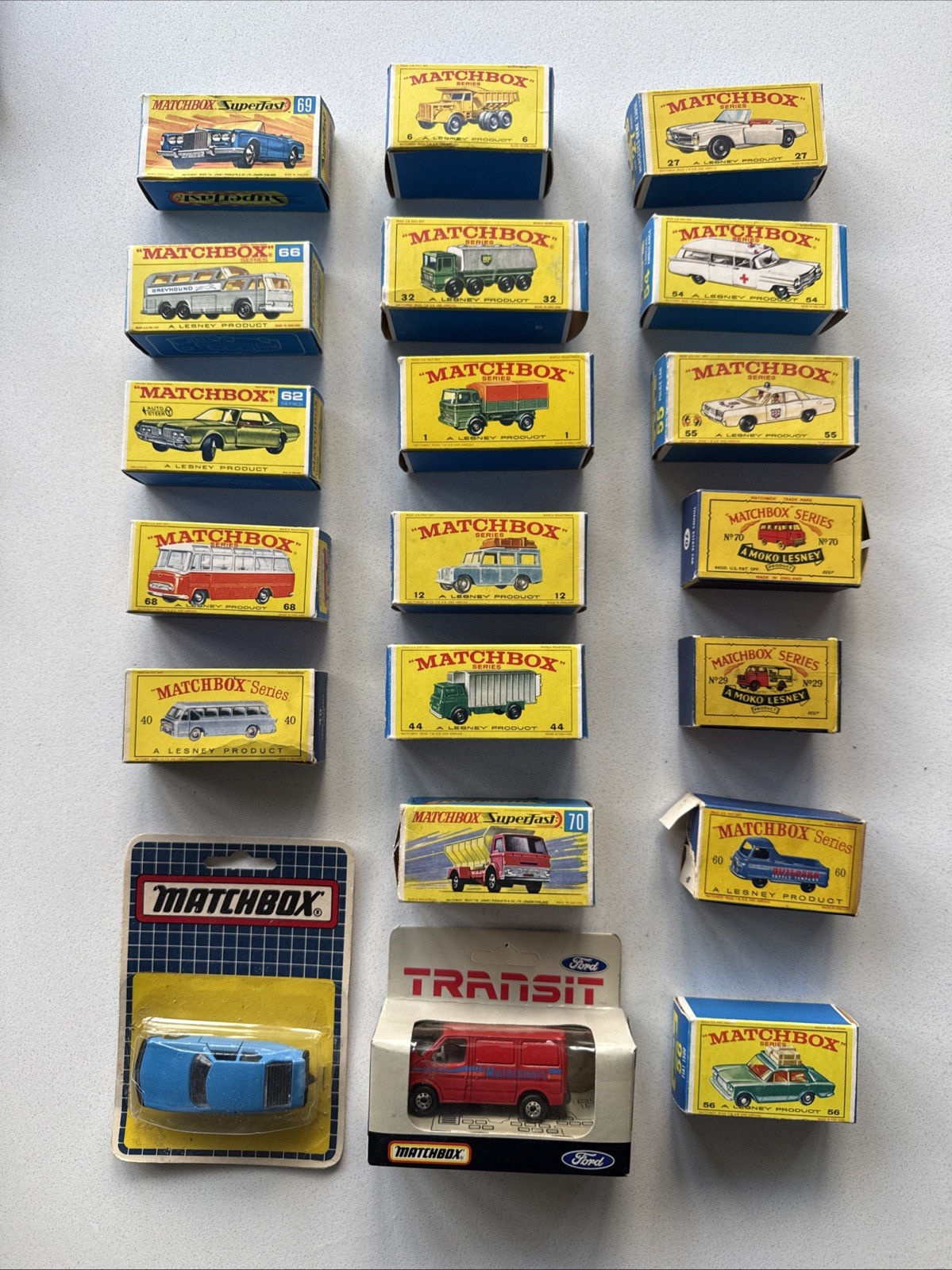 💦 Lesney Matchbox Cars LOT OF 20 Vintage