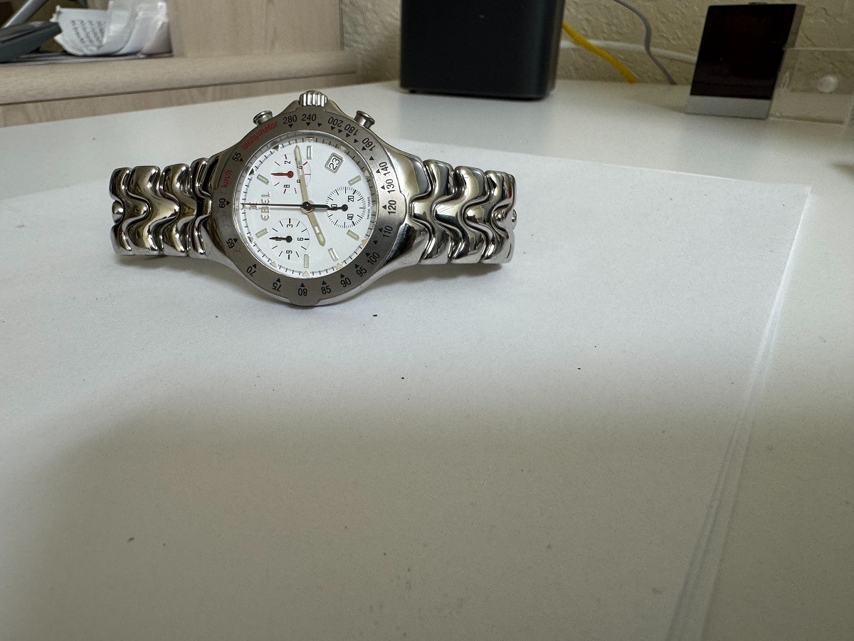 Men's Ebel Sportwave  E9251642  stainless steel Chronograph Watch