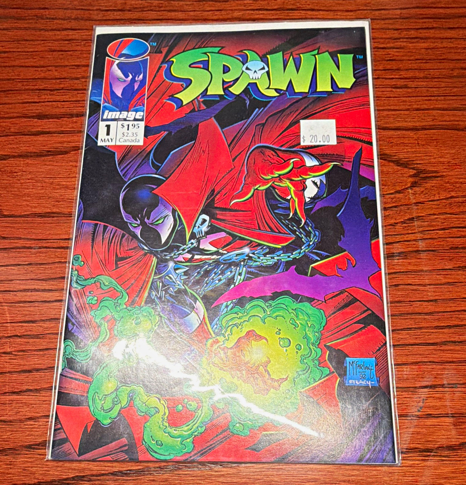 Image Comics Spawn #1 (May 1992) Single Issue - Todd McFarlane Cover, Spawn Image Comics Spawn #1 (May 1992) Single Issue - Todd McFarlane Cover, Spawn