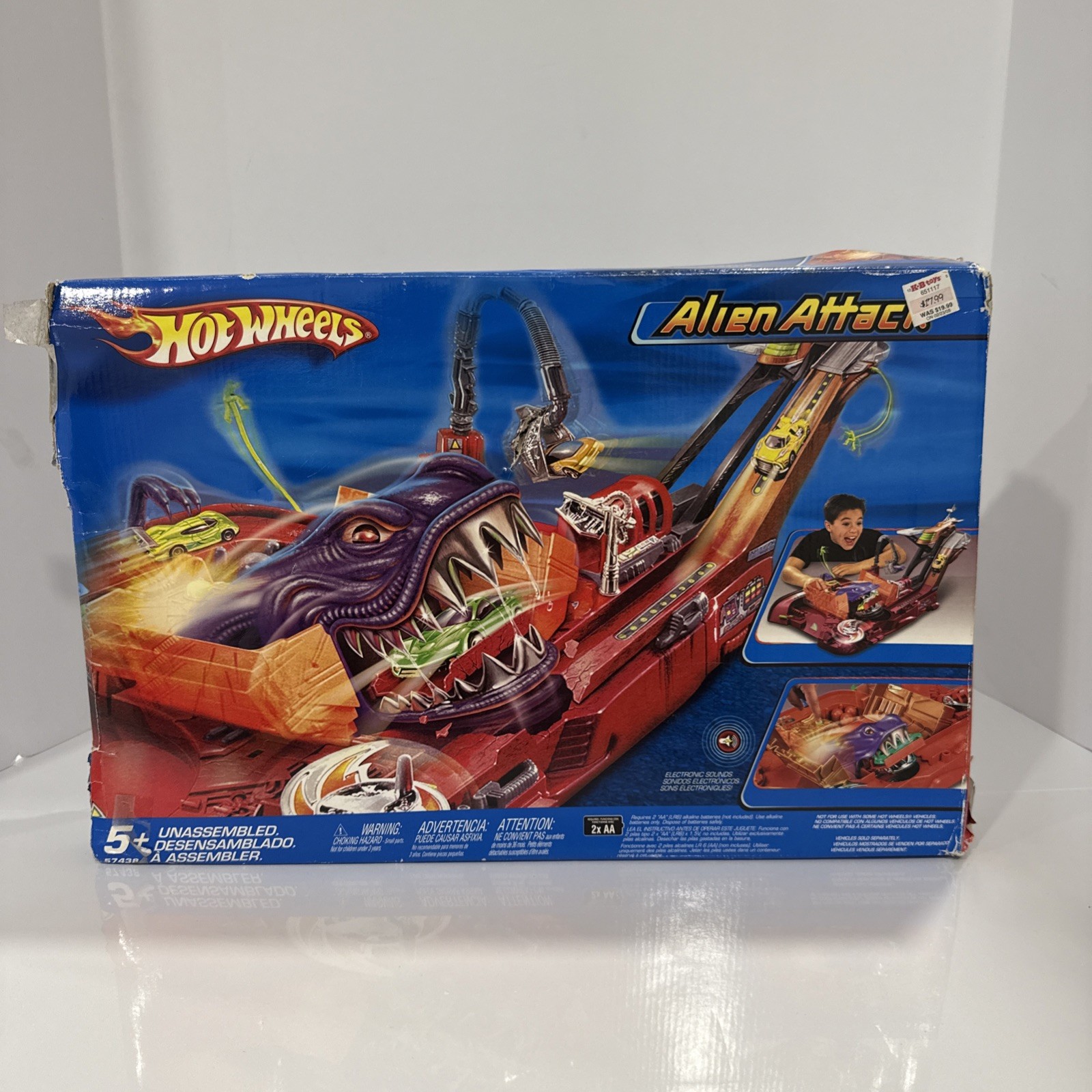 Hot Wheels Alien Attack Play Set Mattel 2005 Open Box Hot Wheels Alien Attack Play Set Mattel 2005 Open Box
