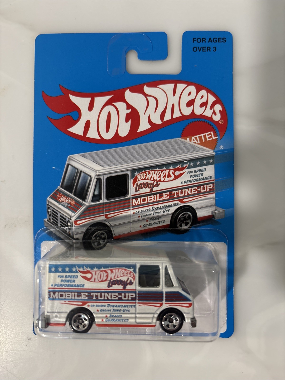 Vintage 1990 Hot Wheels Blue Card #52 Delivery Truck Larry\'s Mobile Tune-Up NIP Vintage 1990 Hot Wheels Blue Card #52 Delivery Truck Larry\'s Mobile Tune-Up NIP
