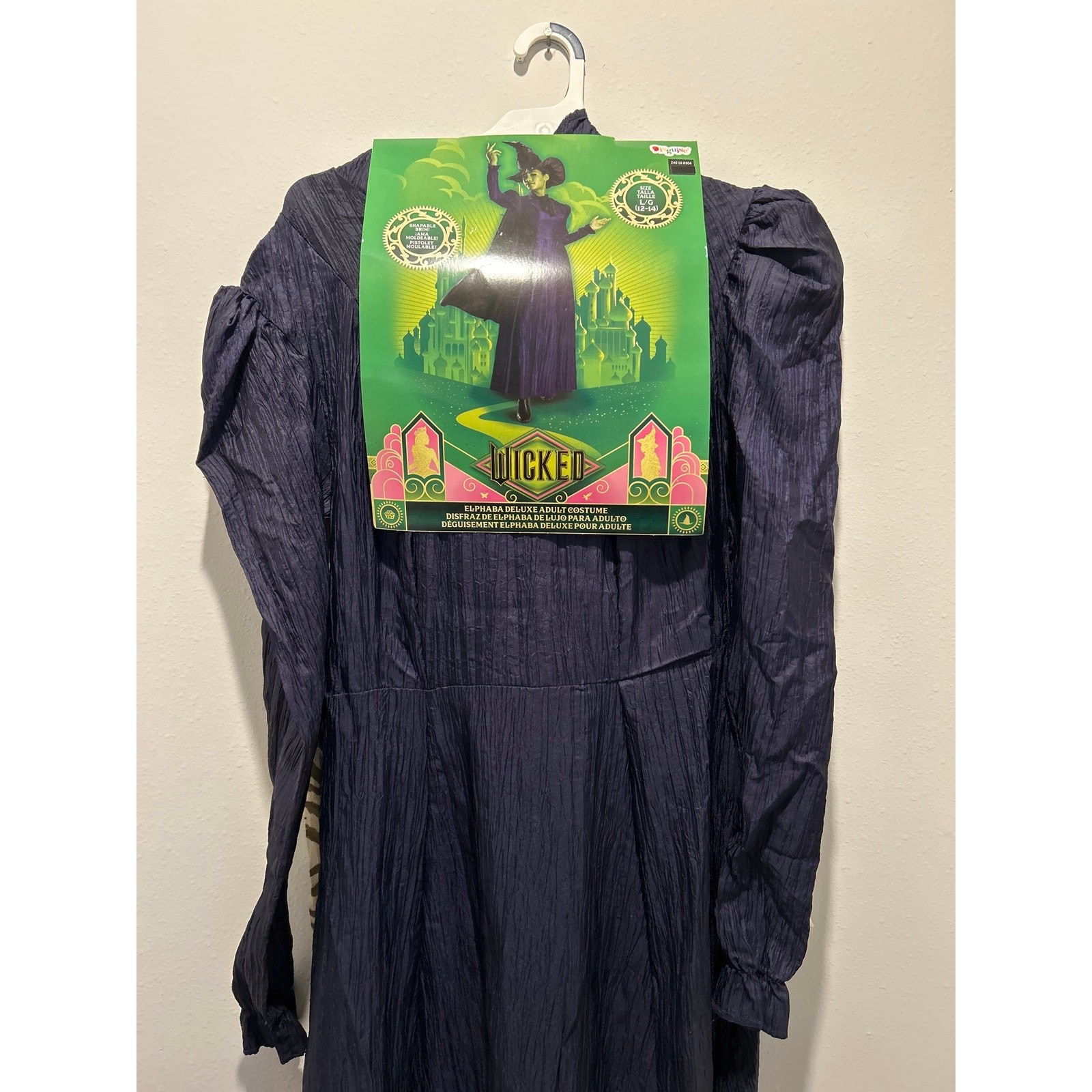 New Women\'s 2pc Disguise Wicked Deluxe Elphaba Halloween 🧙🧹Costume Large 12-14 New Women\'s 2pc Disguise Wicked Deluxe Elphaba Halloween 🧙🧹Costume Large 12-14