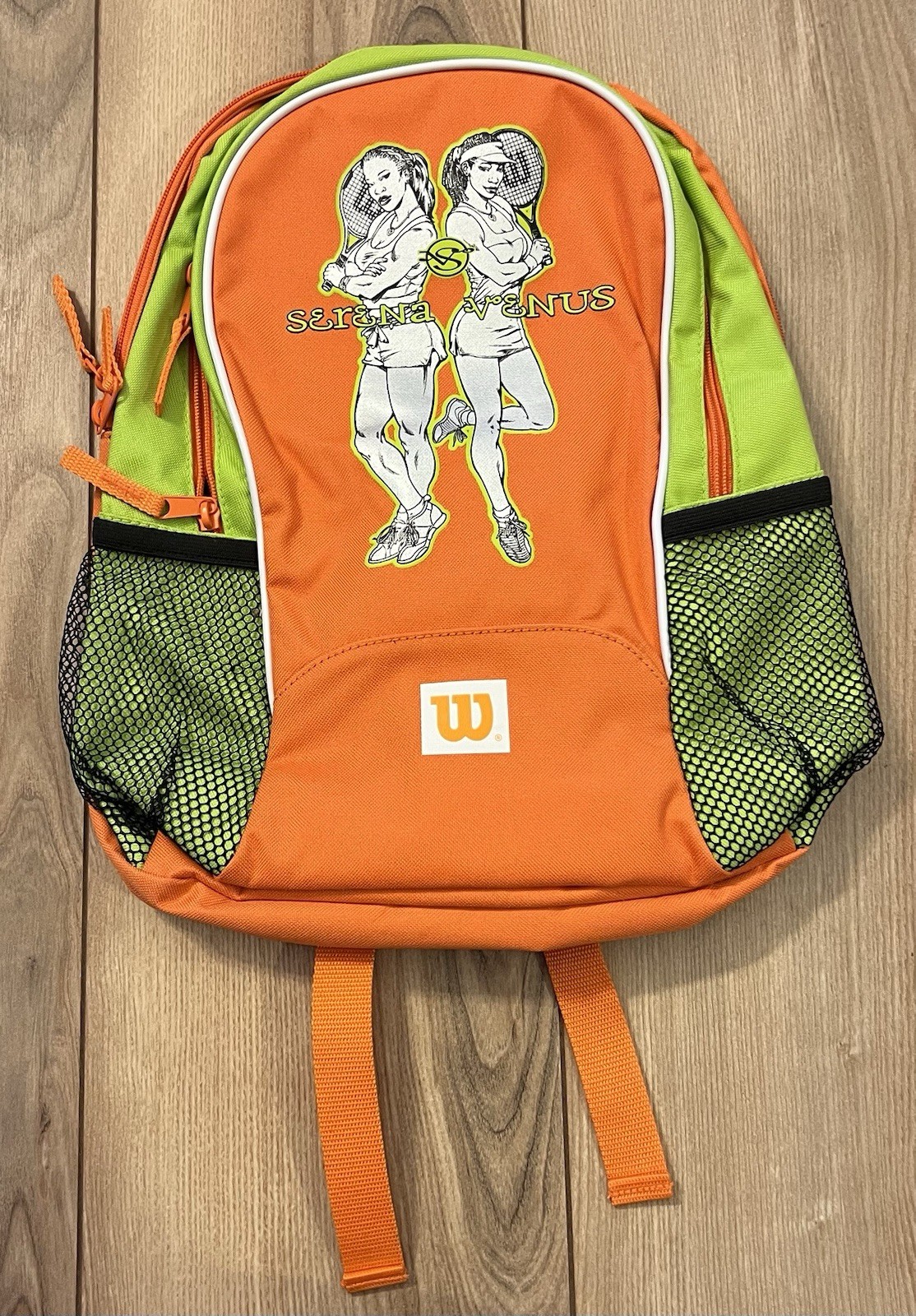 Vintage Y2K Wilson Venus & Serena Williams Tennis Backpack NWOT Vintage Y2K Wilson Venus & Serena Williams Tennis Backpack NWOT