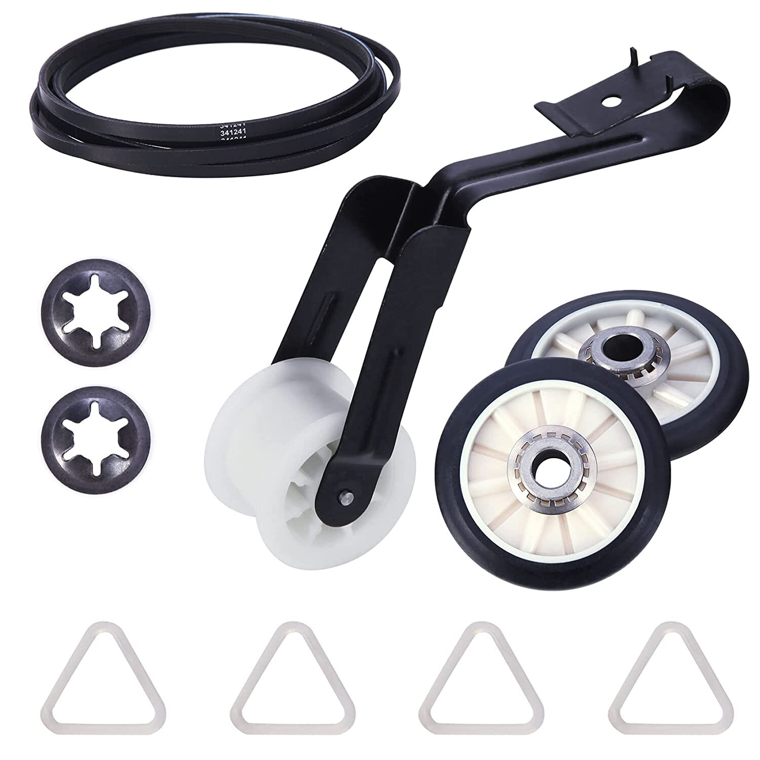 WP4392065 Dryer Belt Drum Pulley Kit for Whirlpool Kenmore 341241 349241T 691366 WP4392065 Dryer Belt Drum Pulley Kit for Whirlpool Kenmore 341241 349241T 691366