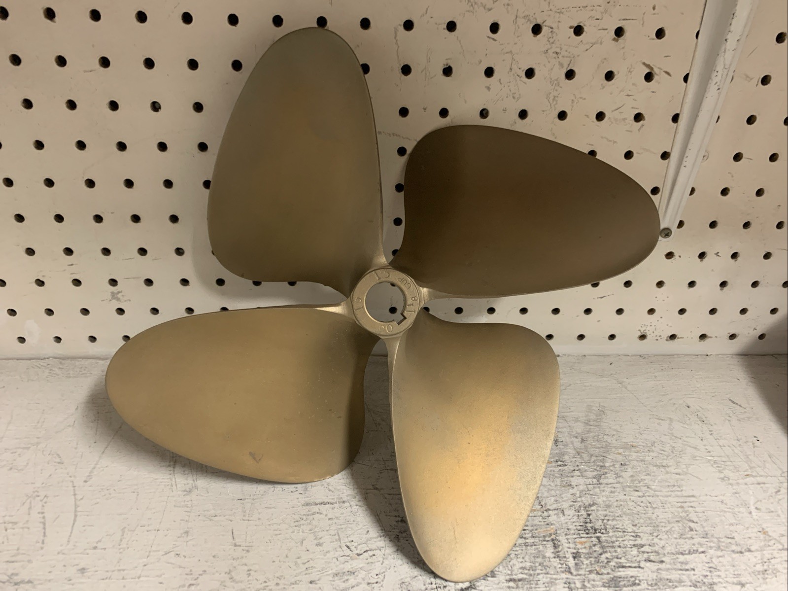 OJ Force 13 x 13 4 Blade Inboard Propeller Left Hand Nibral 1 1/8\