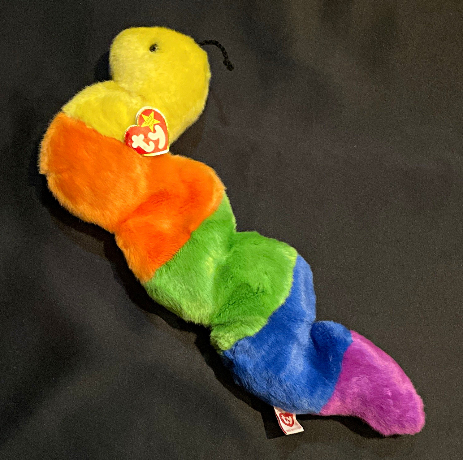 Ty Beanie Buddy - Inch Caterpillar Retired Beanie Babies 1999 Vintage Y2K